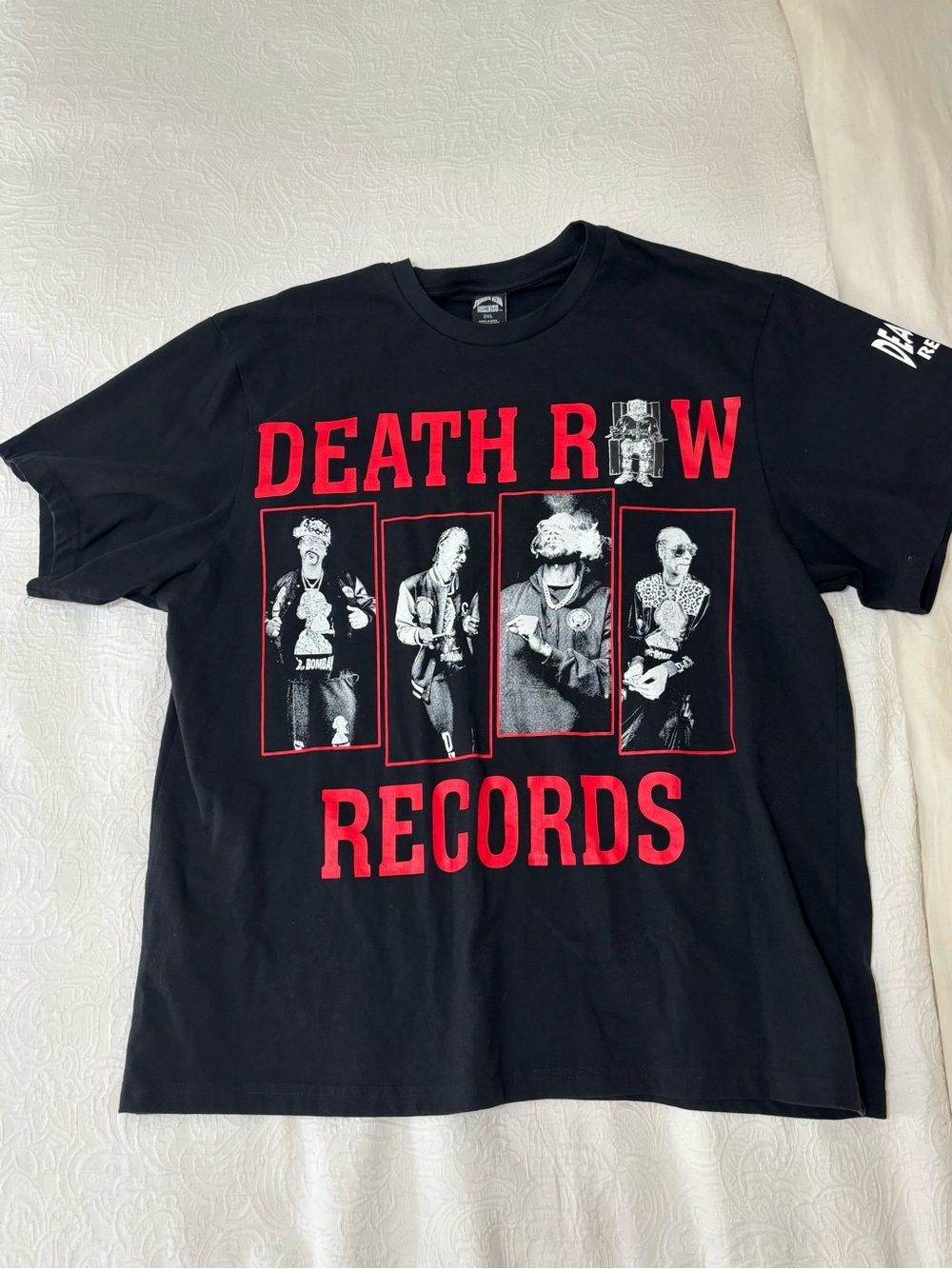 Death Row Records Black Snoop Dogg Graphic Short-Sleeve Tee
